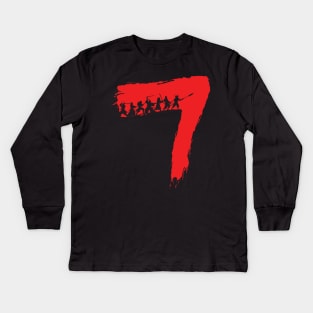 Seven Samurai Kids Long Sleeve T-Shirt